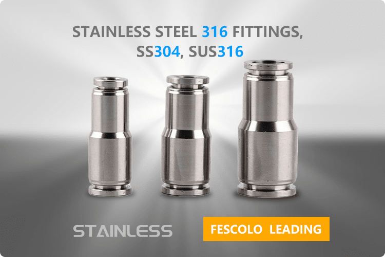 Conexiones de acero inoxidable 316, SS304, SUS316