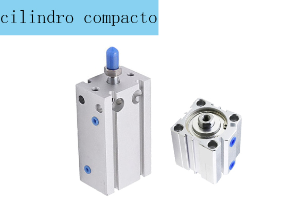 ¿Qué es un cilindro neumático compacto?